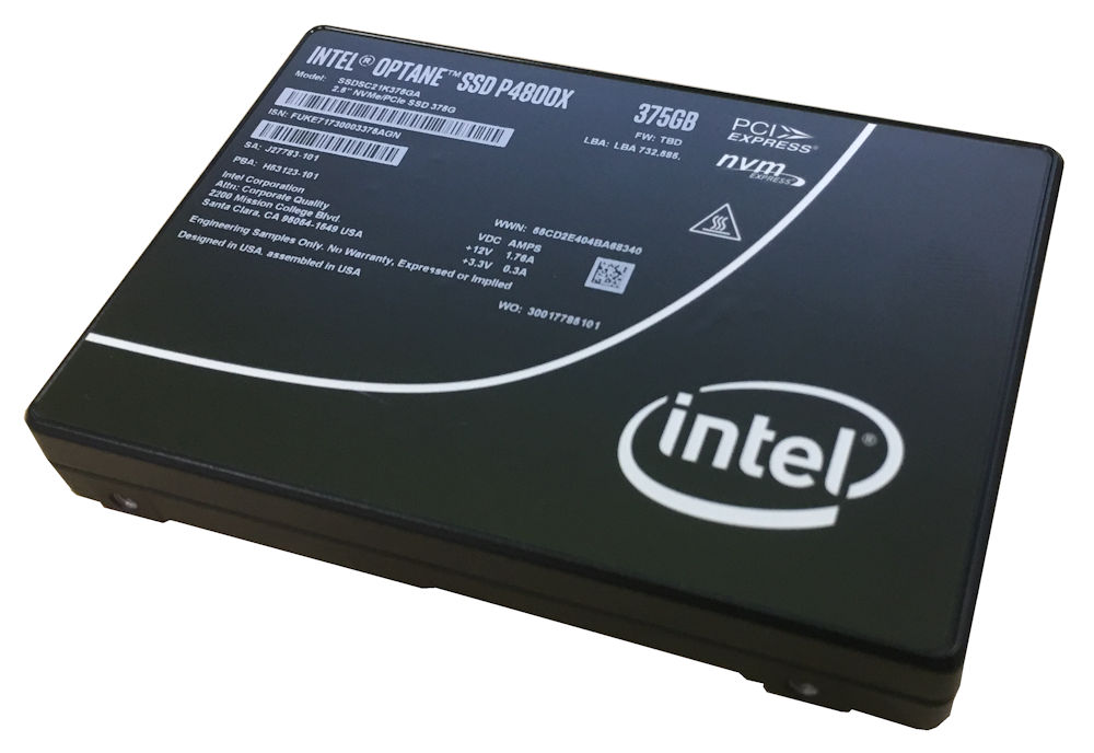 P4800X Performance NVMe PCIe SSD