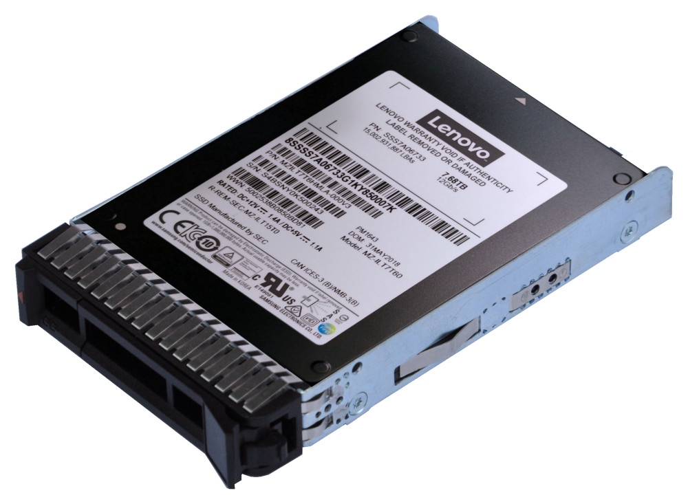 ThinkSystem PM1643 Capacity SAS 12Gb SSDs