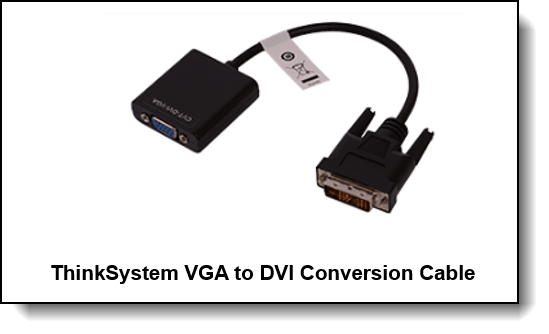 ThinkSystem VGA to DVI Conversion Cable, 4X97A11108