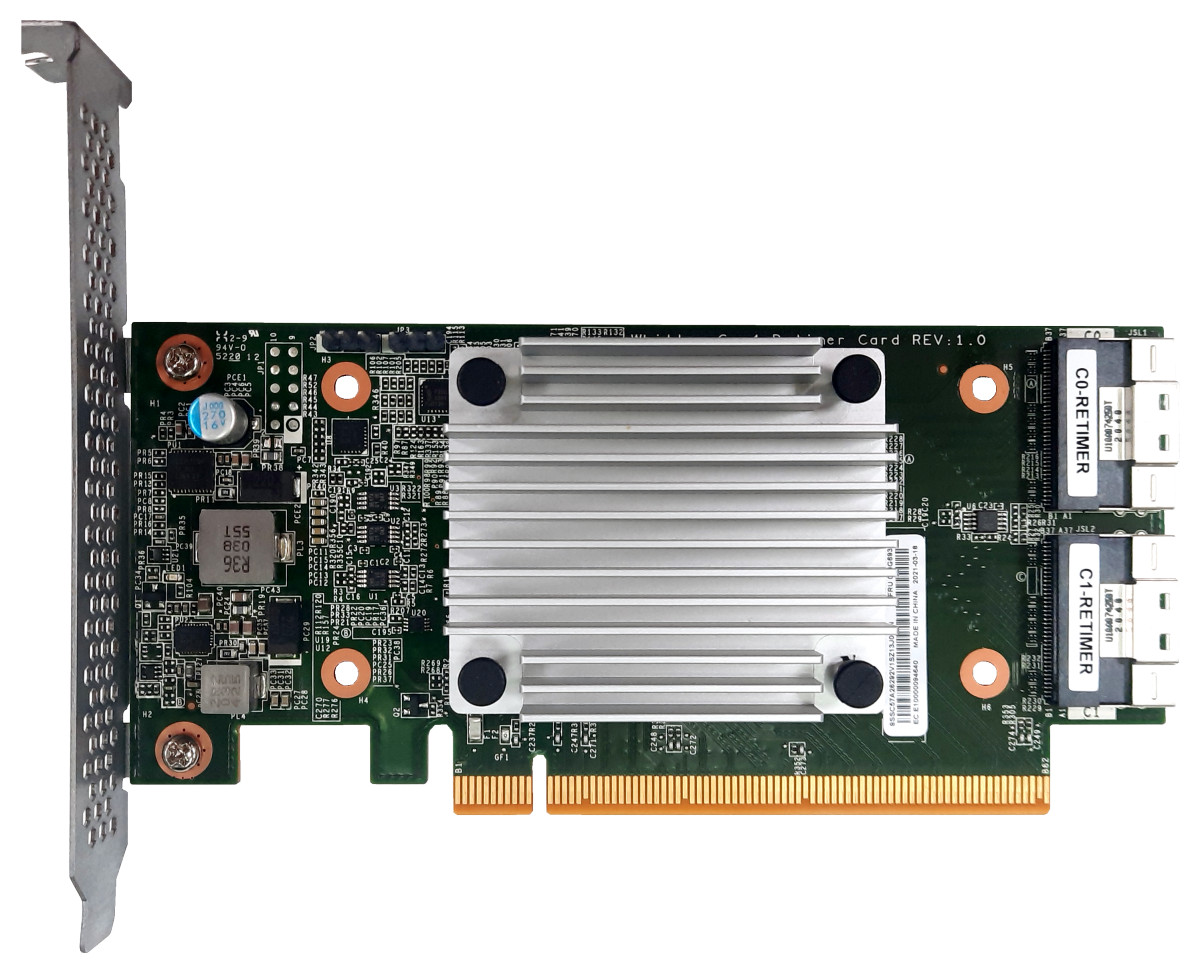 ThinkSystem 4-Port PCIe Gen4 NVMe Retimer Adapter
