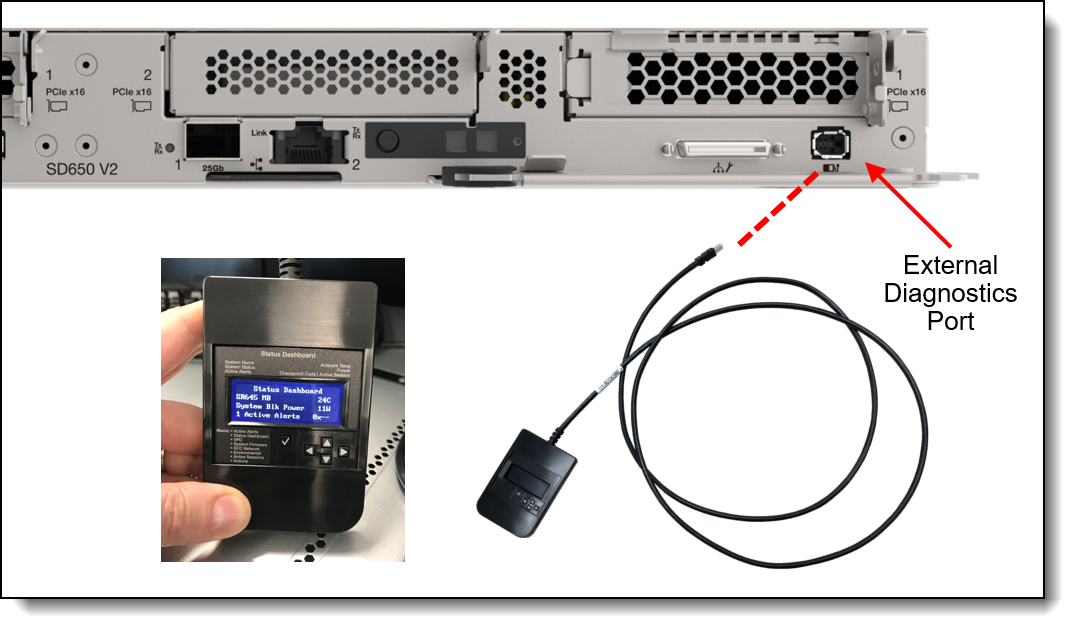 SD650 V2 External Diagnostics Handset