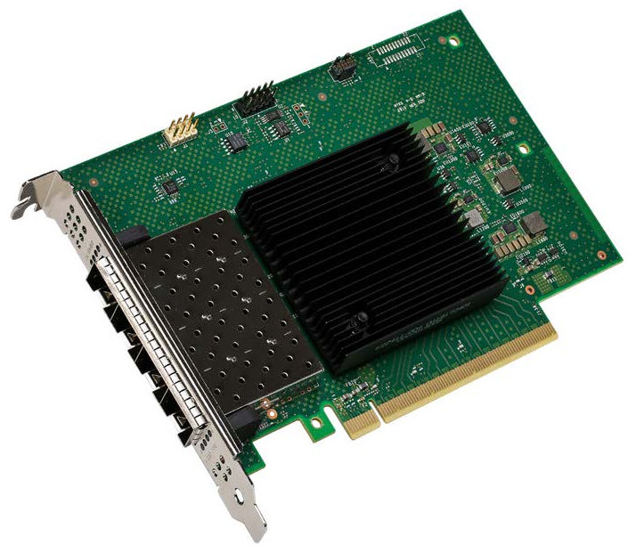 ThinkSystem Intel E810-DA4 10/25GbE SFP28 4-Port PCIe Ethernet Adapter