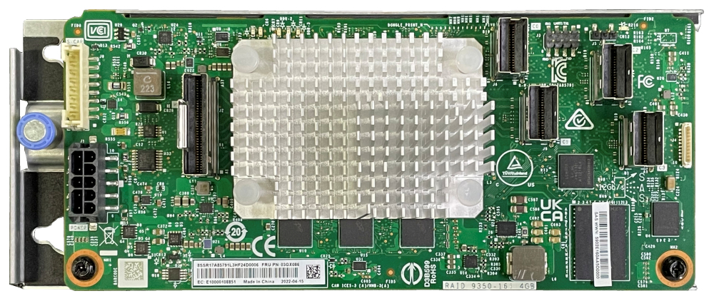 ThinkSystem RAID 9350-16i 4GB Flash PCIe 12Gb Internal Adapter
