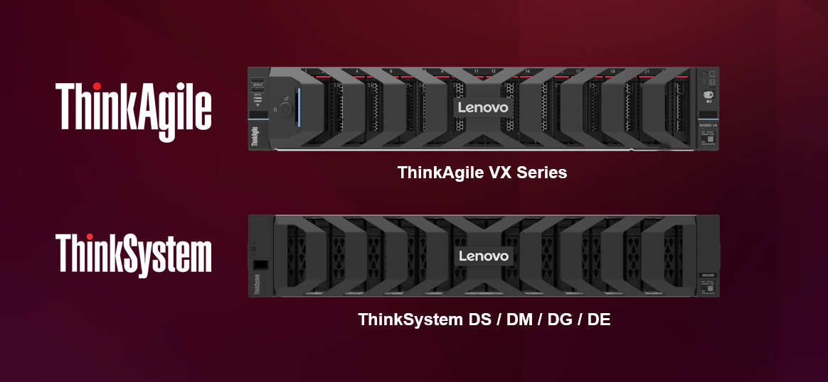 ThinkAgile VX and Supported ThinkSystem Enterprise Storage Arrays