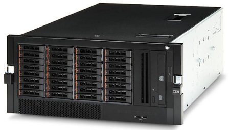 The System x3500 M4 with the Tower to Rack Conversion Kit