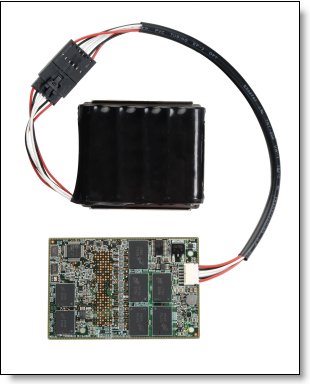 Flash-backed cache module, power module and power cable