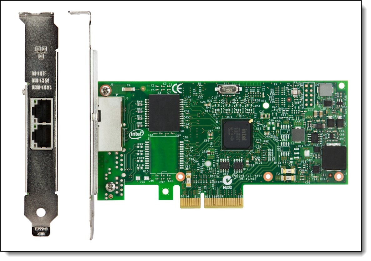 Intel I350-T2 2xGbE BaseT Adapter for System x