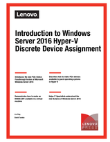 discrete device assignment windows server 2016
