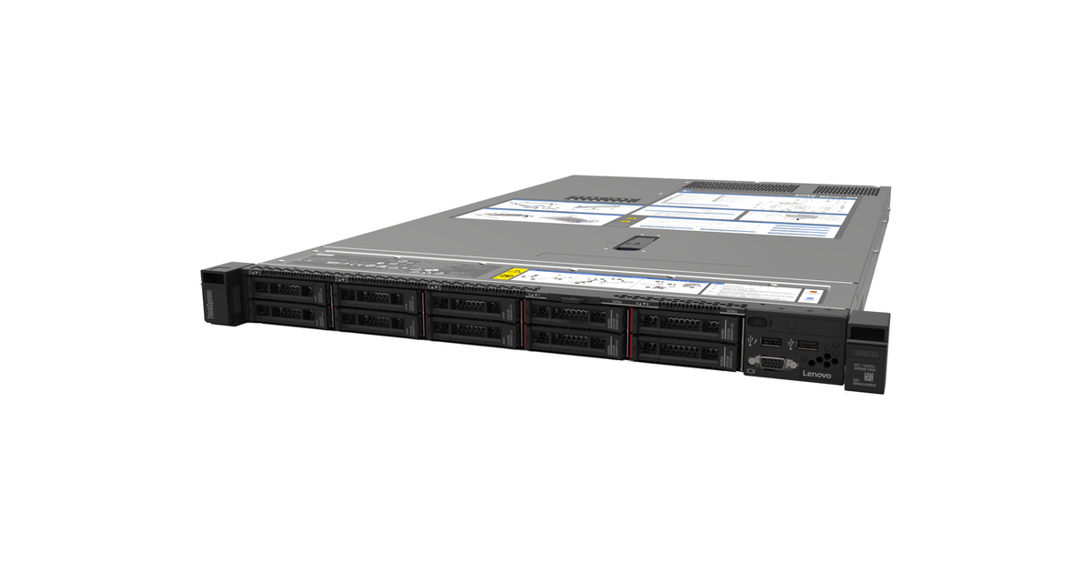 Lenovo ThinkSystem SR630 Server (Xeon SP Gen 1 / Gen 2) Product