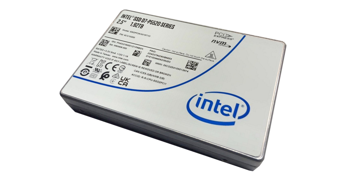 ThinkSystem P5520 Read Intensive NVMe PCIe 4.0 SSDs Product