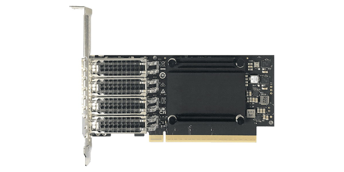 大特価放出！ ThinkSystem PCIe 4-Port SFP28 10/25GbE ConnectX-7 NVIDIA ネット