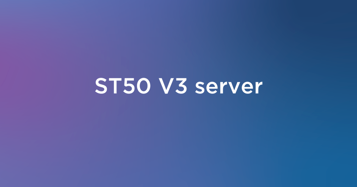 ThinkSystem ST50 V3 Server > Lenovo Press